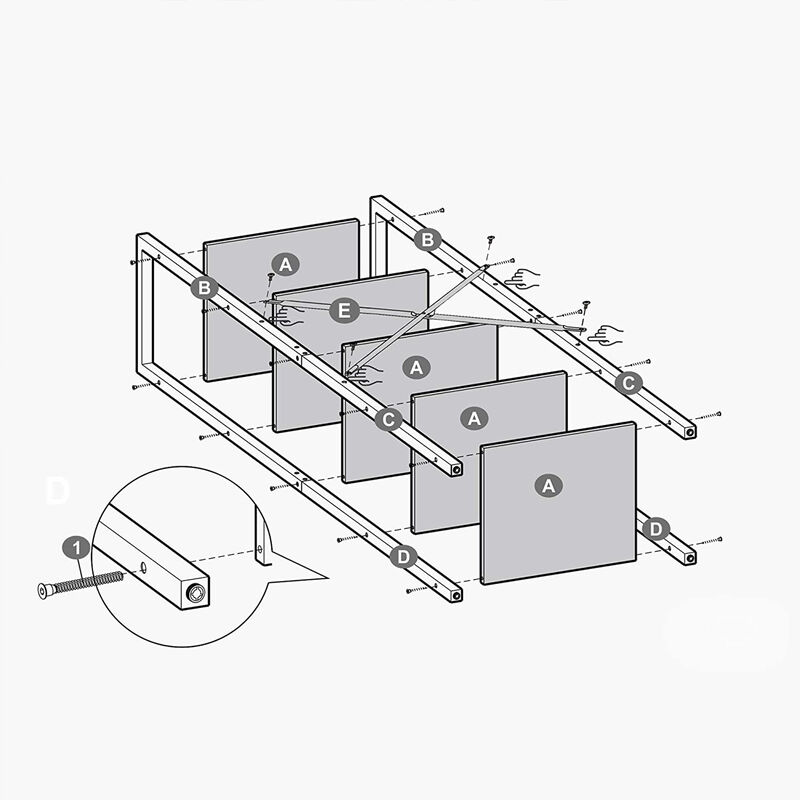 Adjustable 5-Tier Shelving Unit &ndash; Heavy-Duty Storage Rack for Tools, Supplies, or Kitchen Essentials