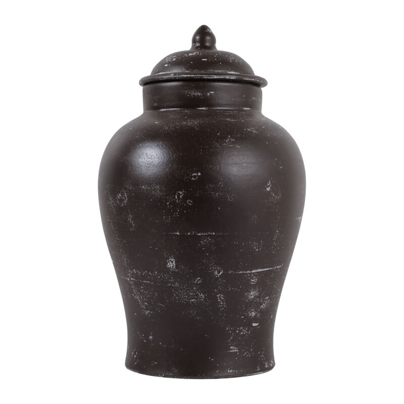 15x9" Terracotta Jar image number 4