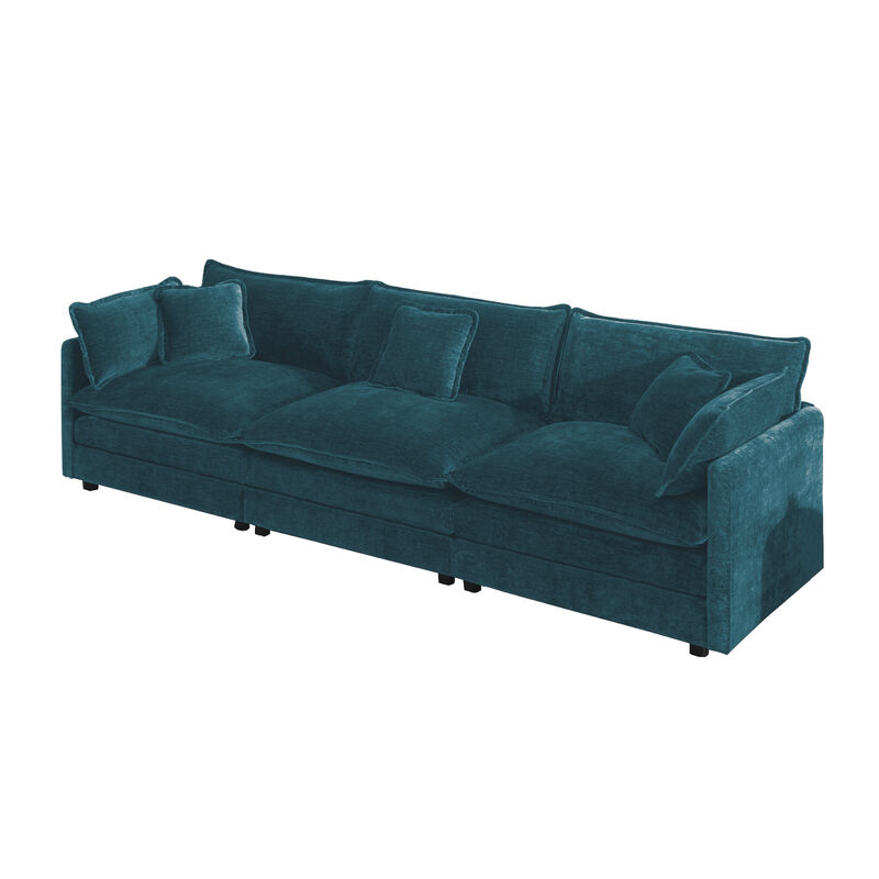 Ninad Mid‑Century Modern 3‑Seater Modular Sofa image number 7