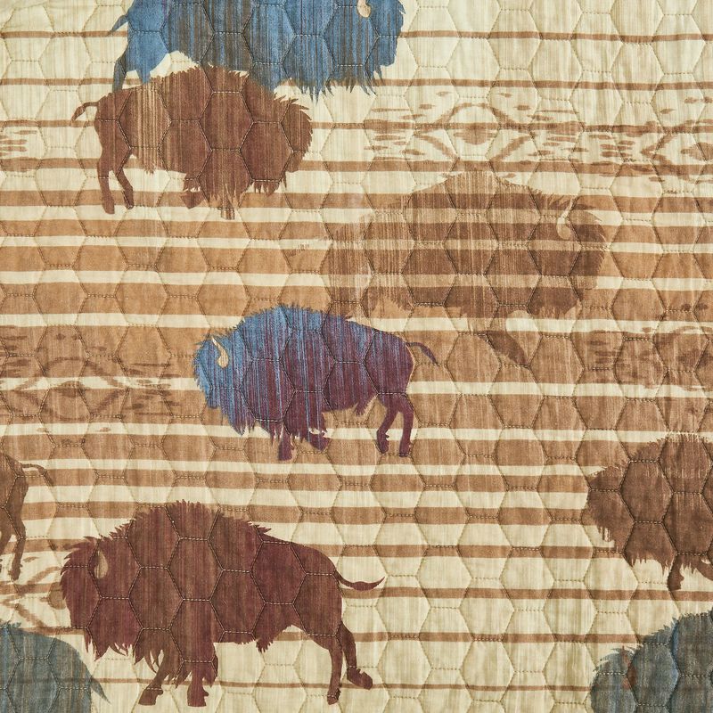 Home on the Range Twin Reversible Quilt Set image number 5