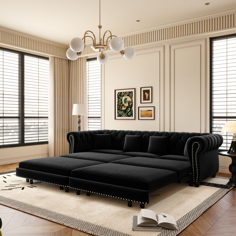 Cagrek Convertible Sleeper Sofa Bed image number 3