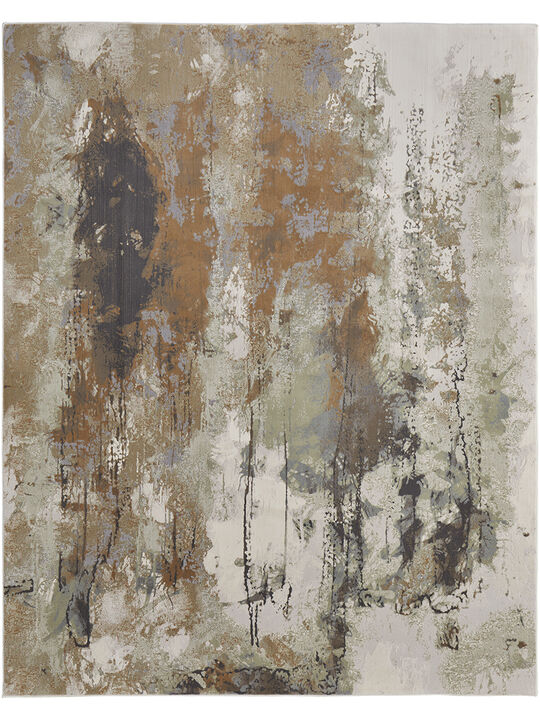 Clio 39K1F Orange/Purple/Green 9' x 12' Rug