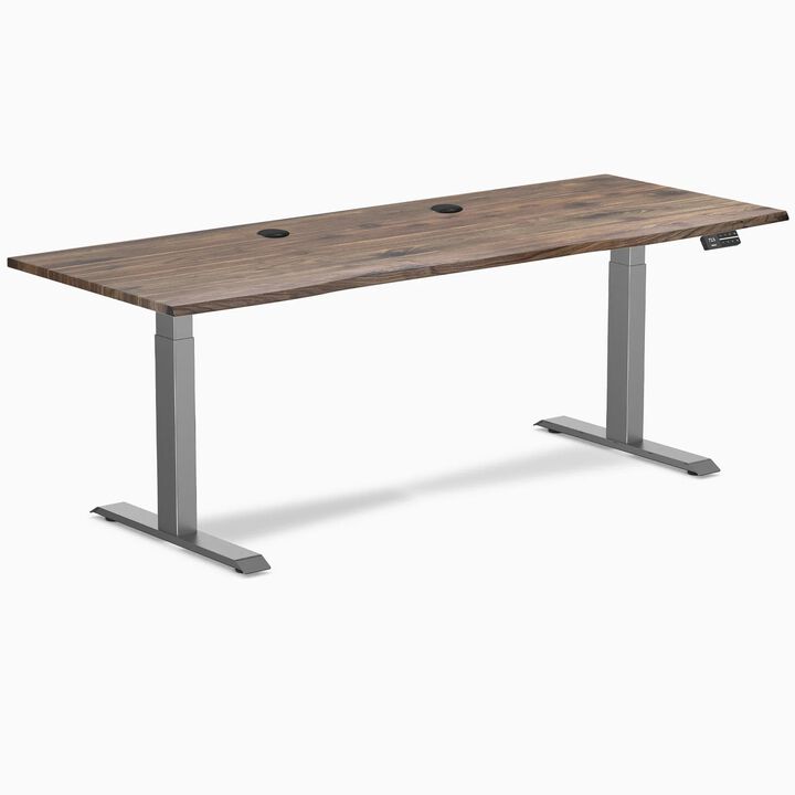 Desky Dual Laminate Sit Stand Desk