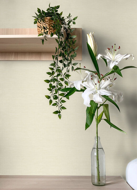 Agave Yellow Faux Grasscloth Wallpaper (Set of 2)