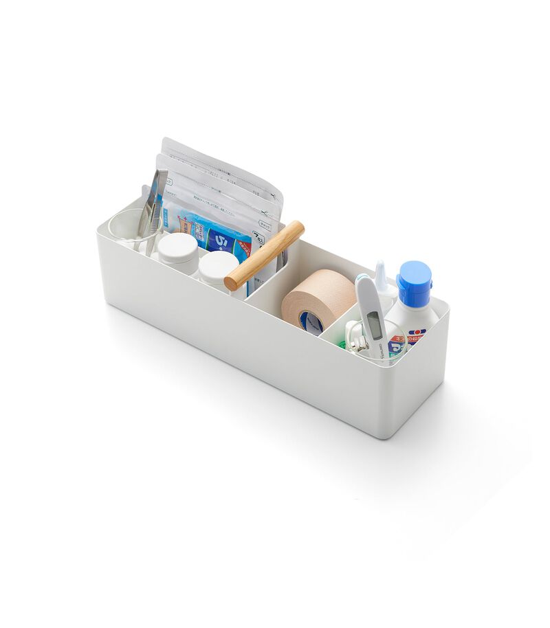 Slim Storage Box - Steel + Wood image number 0