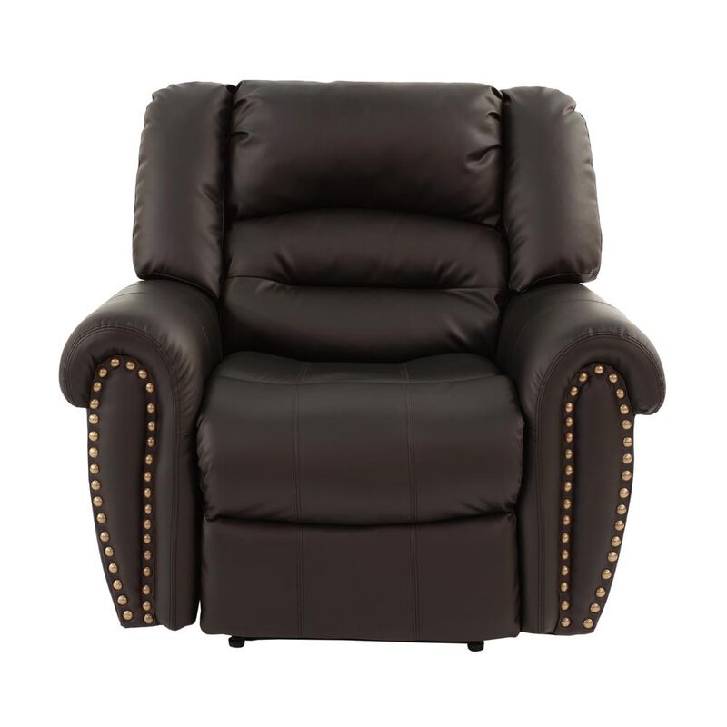 Poundex Power Recliner-Chocolate