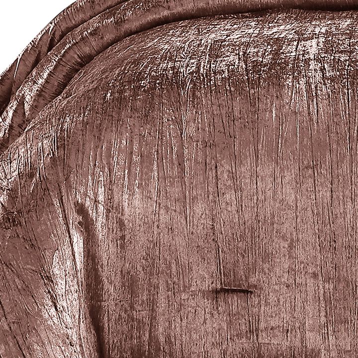 7 Piece Queen Comforter Set with Shimmering Appeal, Pink - Benzara