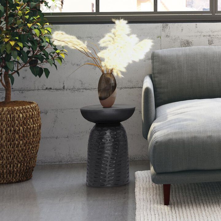 Simpli Home Boyd Solid Mango Wood Wooden Accent Table In Black