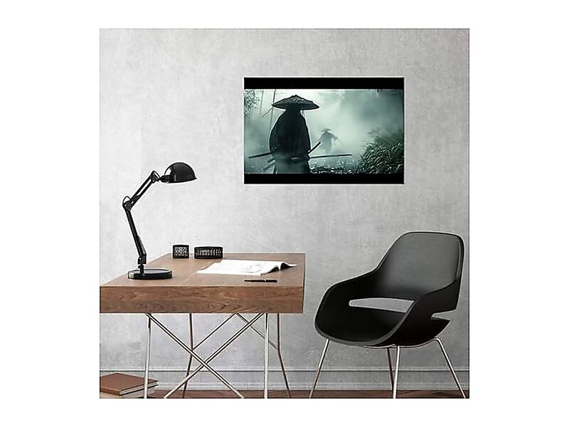 Japanese Samurai Canvas Wall Art Living Room Bedroom Office Bushido Poster Ready image number 3