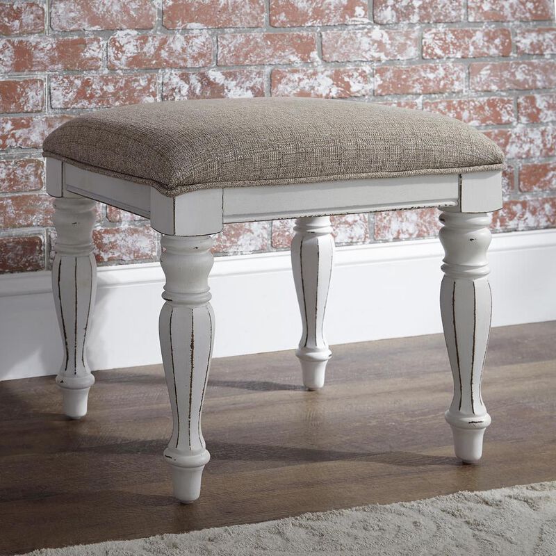 Liberty Furniture Magnolia Manor 3 Piece Vanity Set in Antique White image number 7