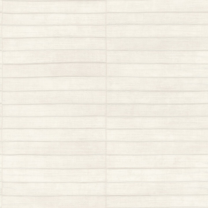 Dermot Ivory Horizontal Stripe Wallpaper