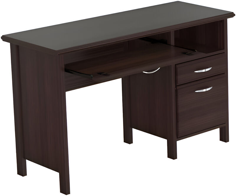 Contemporary Computer Desk with Two Drawers &ndash; Office and Study Furniture image number 0