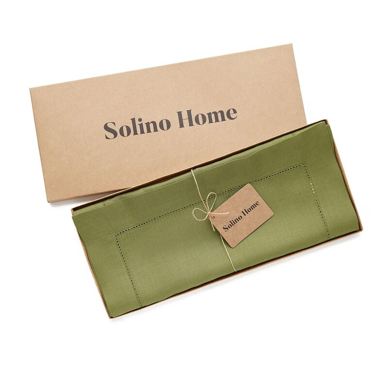 Christmas Linen Tablecloth - Fete, Solino Home