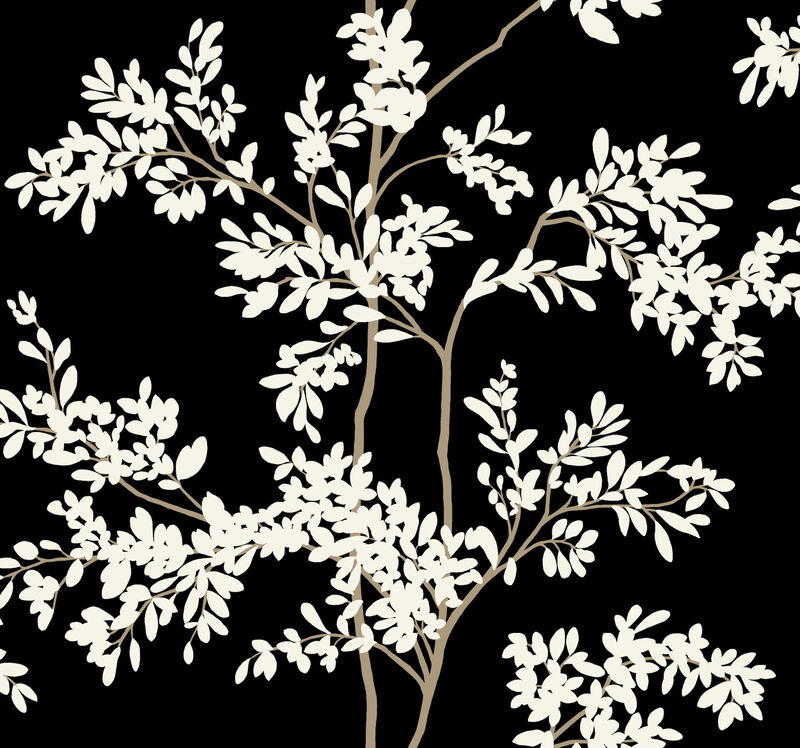 Lunaria Silhouette Blooms Wallpaper image number 0