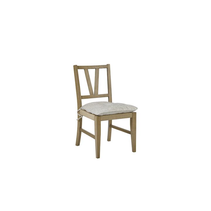 Bernards Magnolia Slat Back Chair - Cashew