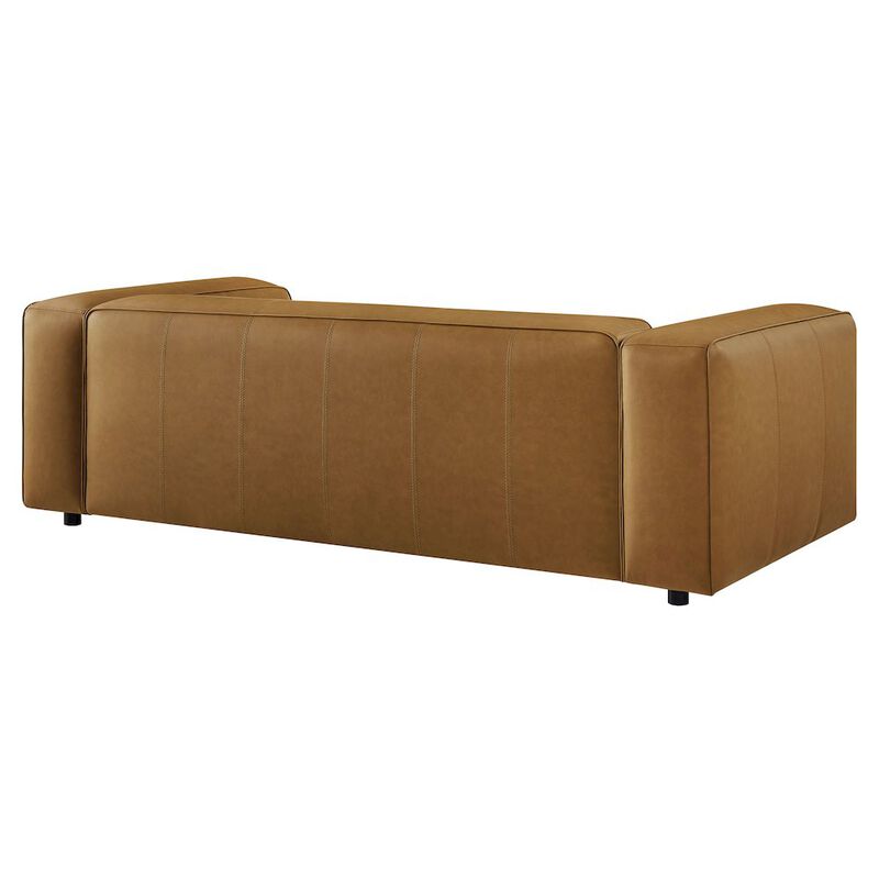 Auren Upholstered Vegan Leather Sofa image number 4