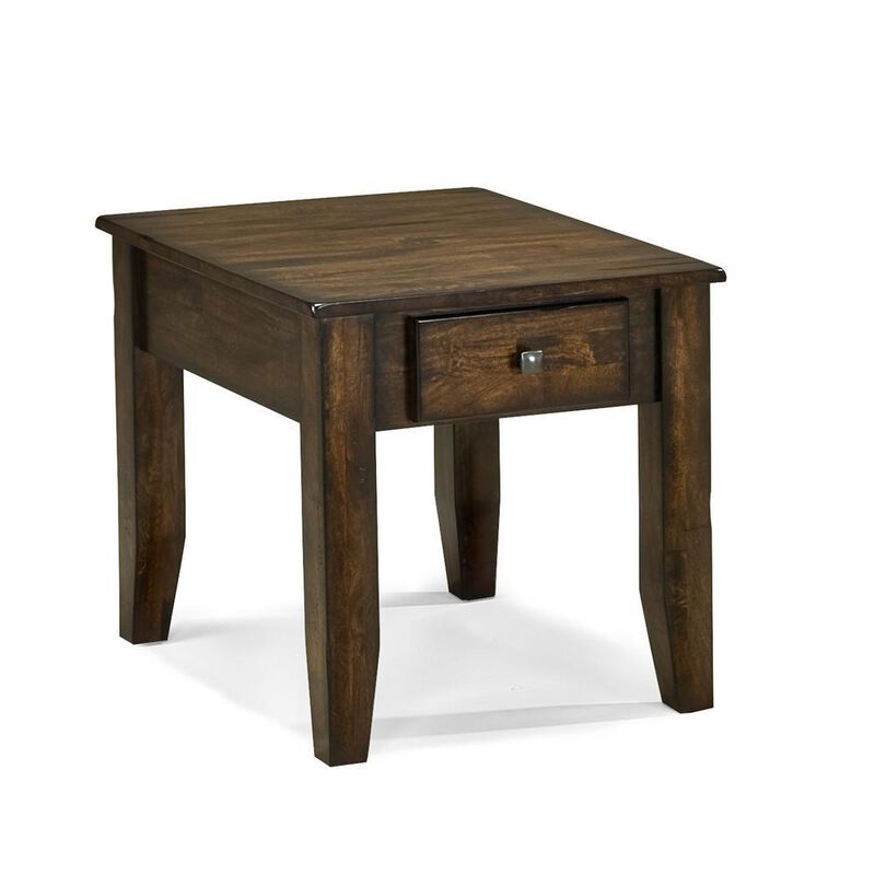 22" x 28" End Table in Raisin