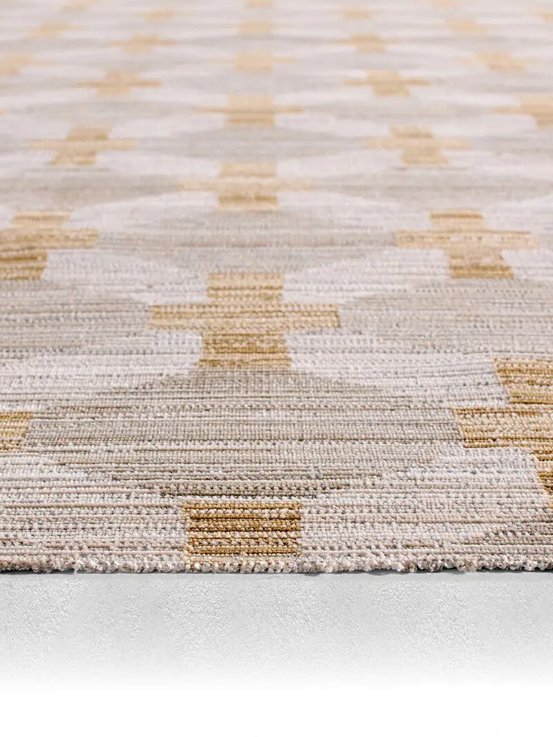 Muted Mosaic Taylen Gold 9'6" x 13'6" Rug image number 2