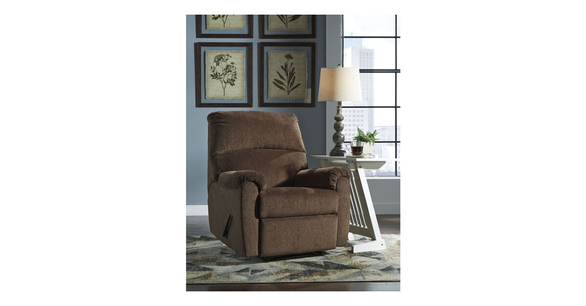 Nerviano Brown Recliner