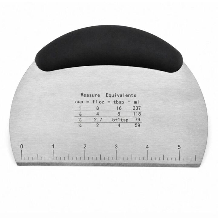 Stainless Steel Dough Scraper with Handle