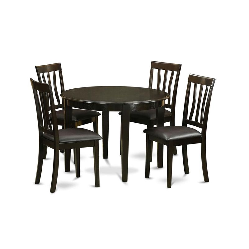 5 PC small Kitchen Table set-Kitchen Table and 4 Kitchen Chairs