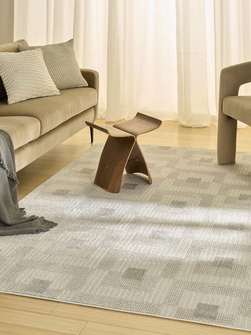 Nordic NRC05 Ivory/Beige 5' x 7' Rug