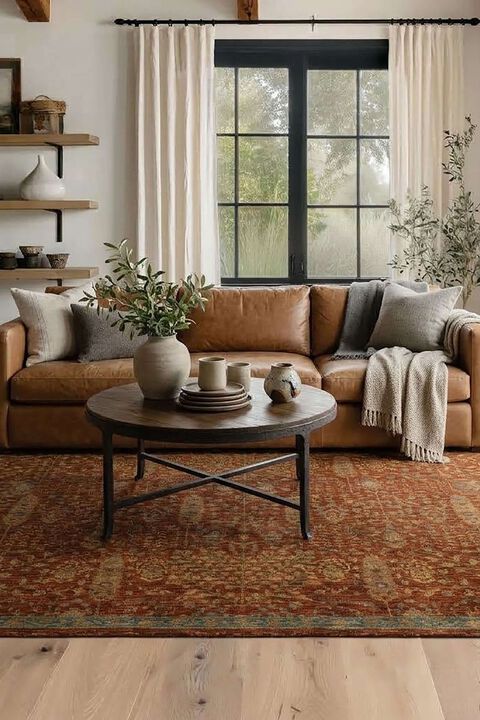 Shalimar Anam Cinnabar 5'3" x 7'10" Rug