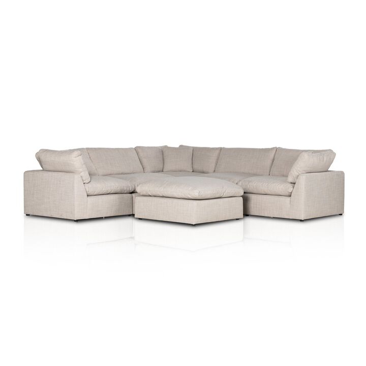 Stevie 5-Piece Sectional with Ottoman