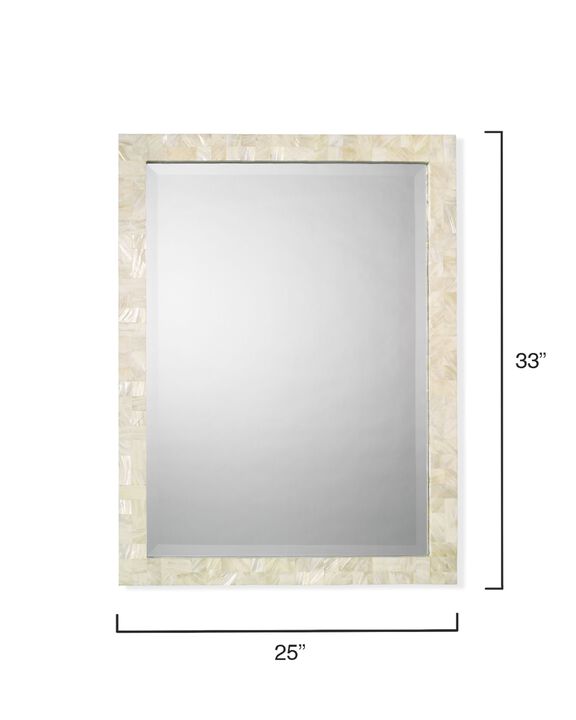 Rectangle Mother of Pearl Mirror