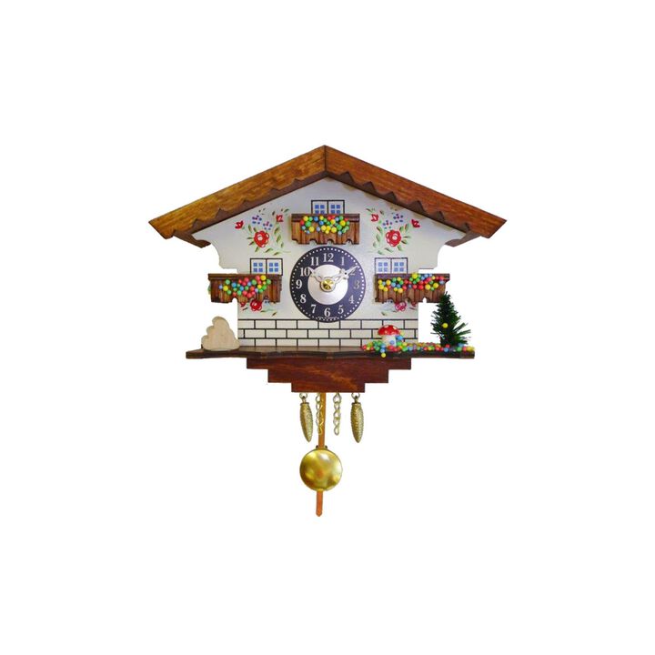 ENGS  Engstler Battery-operated Clock - Mini Size with Music-Chimes
