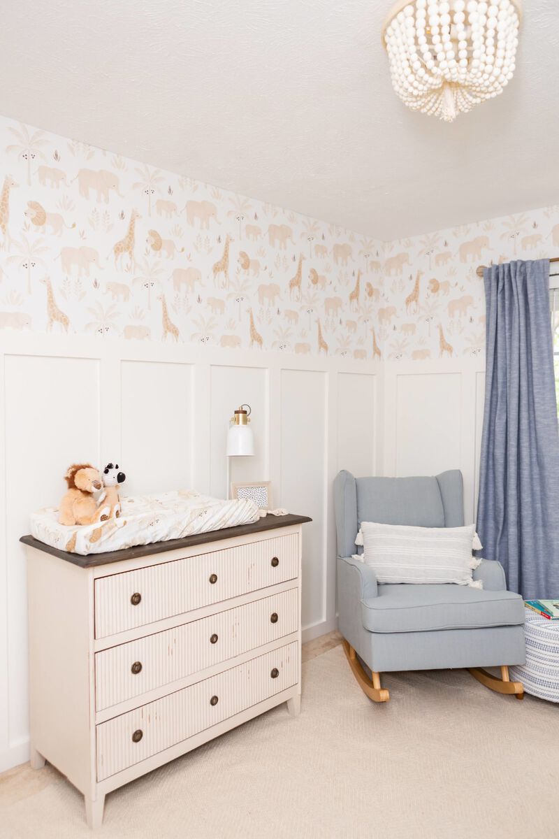 Kendi Quilted Safari Changing Pad Cover