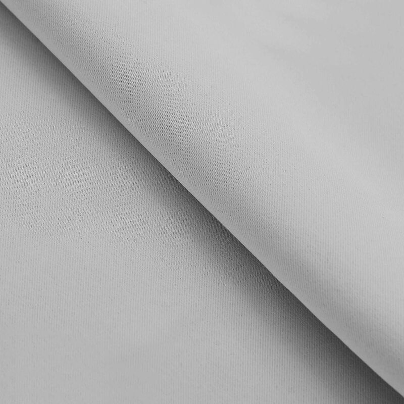 Set of 2 Blackout Curtains Rod Pocket Solid Room Darkening image number 3