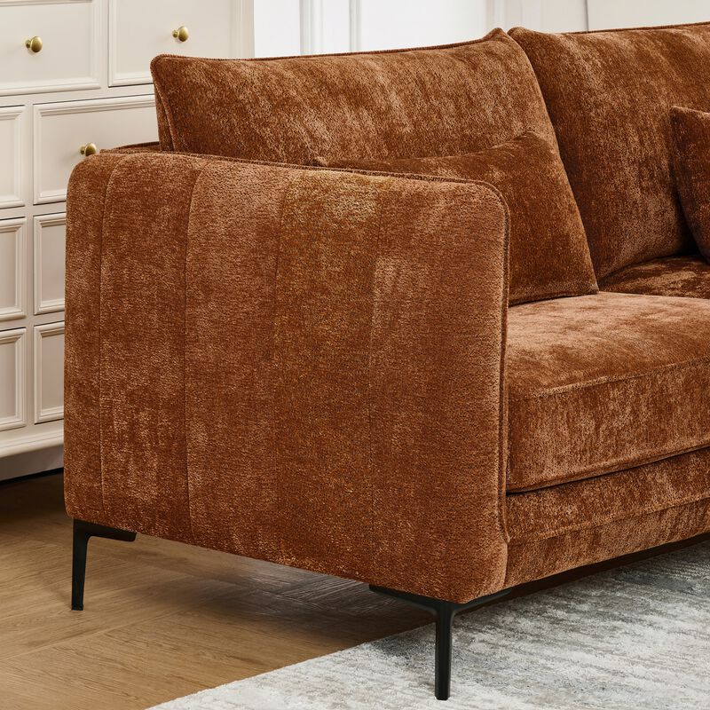 Mogfep Chenille 3-Seater Sofa image number 5