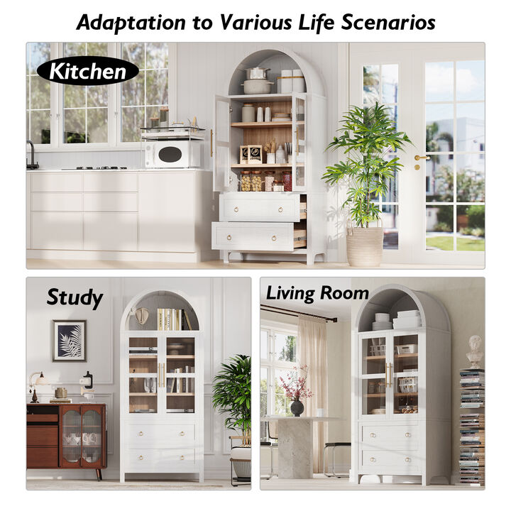 Hafvud Kitchen Pantry Cabinet