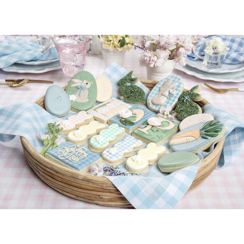 Solino Home Gingham Check 100% Linen Dinner Napkins &ndash; Set of 4, 20 x 20 in, Machine Washable, Holiday and Everyday Dining