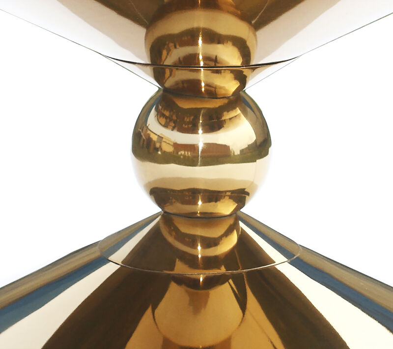 Meridian Furniture Malia Gold Coffee Table image number 3