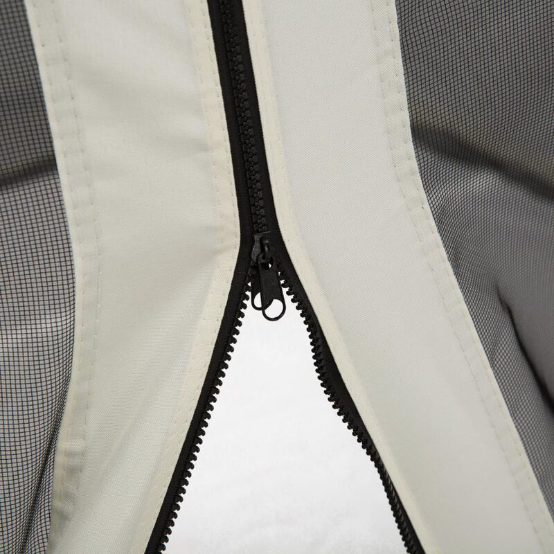 Hivvago 10x10 Canopy Tent Mesh Sidewall with Zipper image number 7