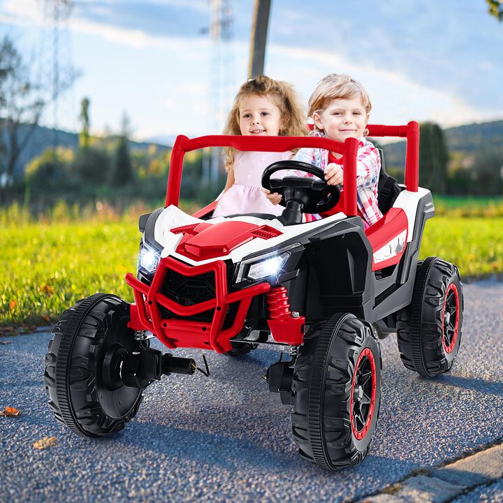 2 Seater Electric Ride On UTV for Kids with Remote Control for 3 Plus