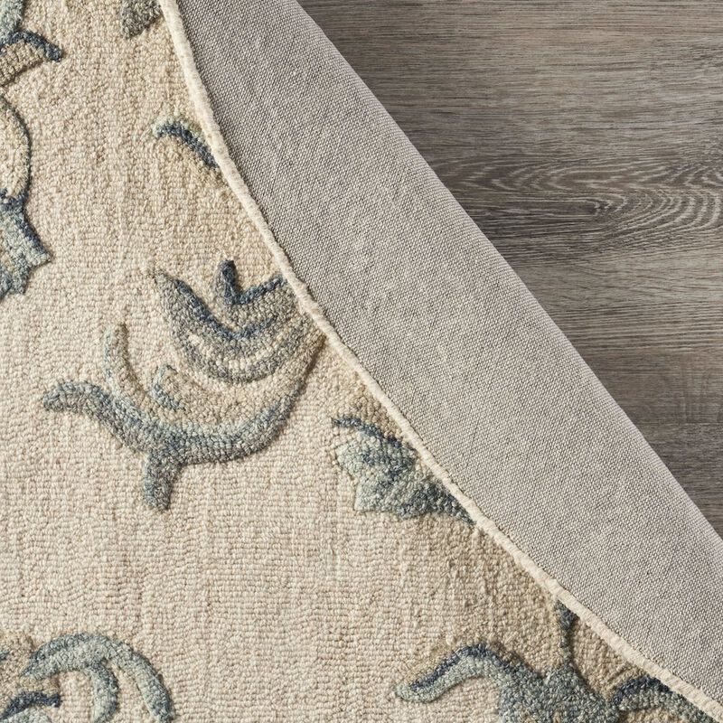 LR Home Mirroring Area Rug, Round