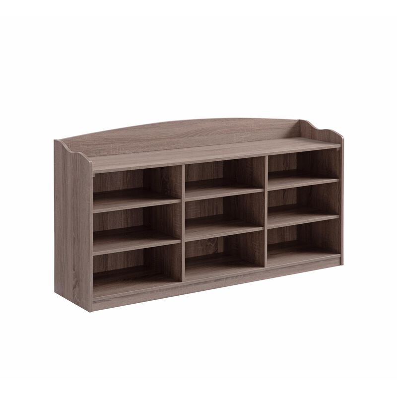 Streamdale Shoe Bench Dark Taupe image number 2