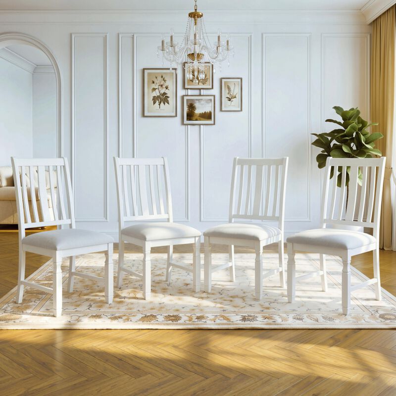 Jedtet Farmhouse 5‑Piece Extendable Dining Table Set image number 3