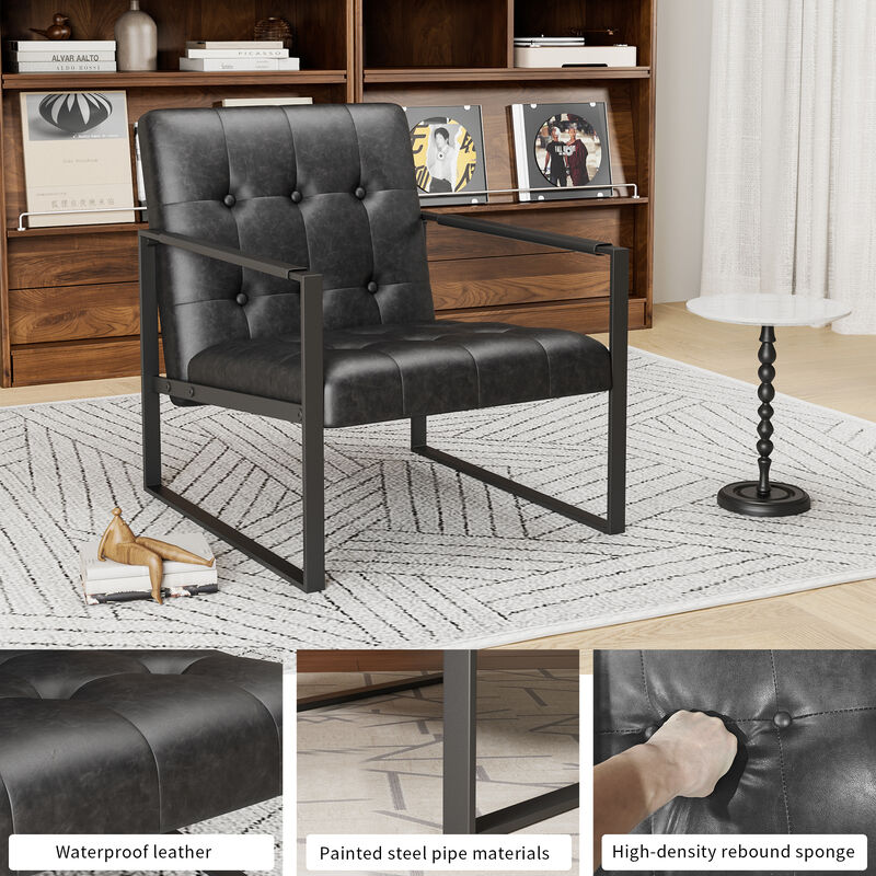 Cufscu PU Accent Chair image number 4
