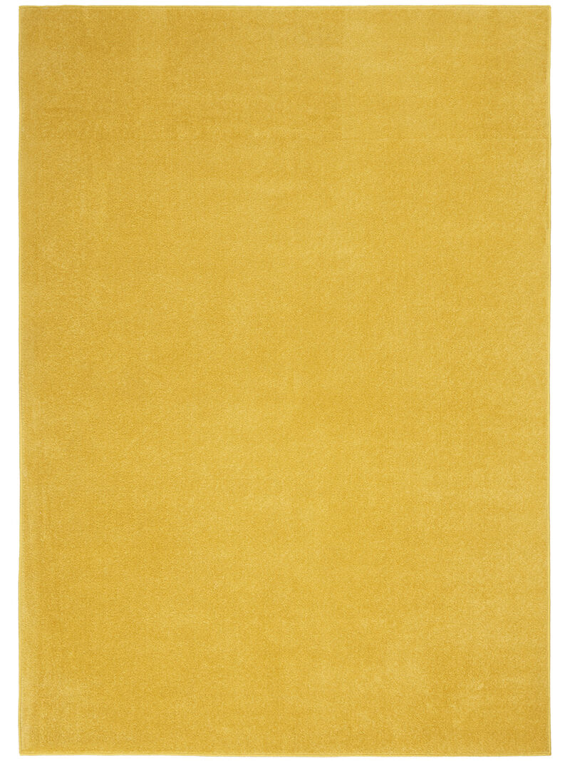 Nourison Essentials NRE01 Yellow 5' x 7' Rug image number 0