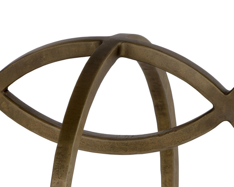 Alicent White Marble End Table