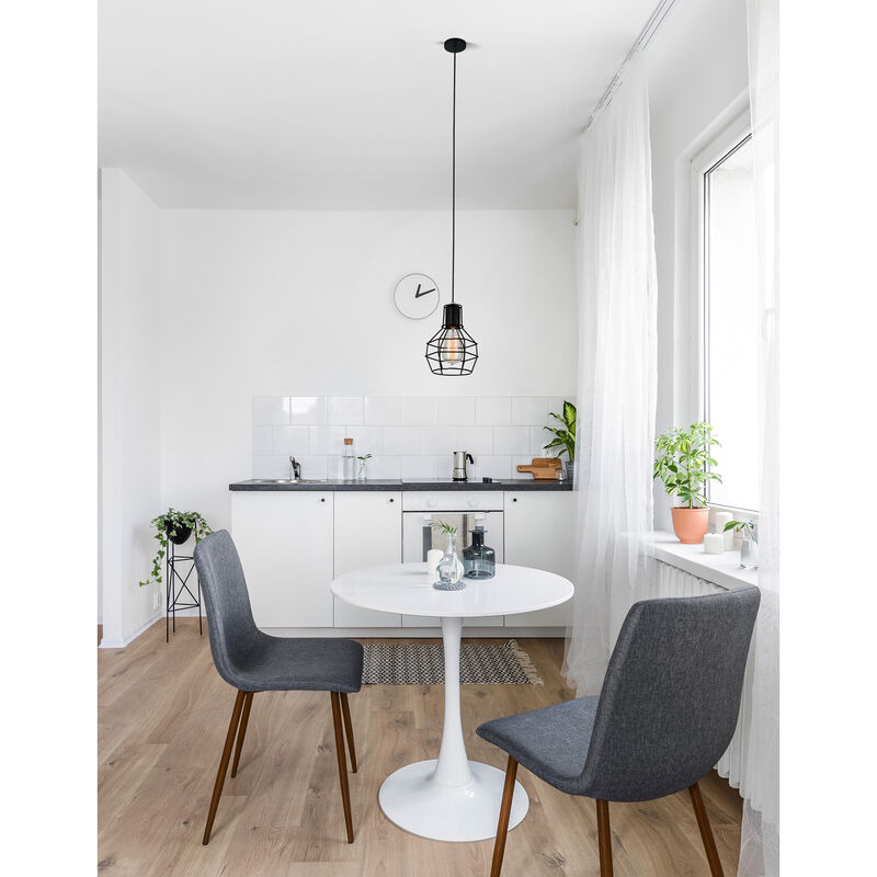 Secure 1 Light Down Mini Pendant With Black Finish