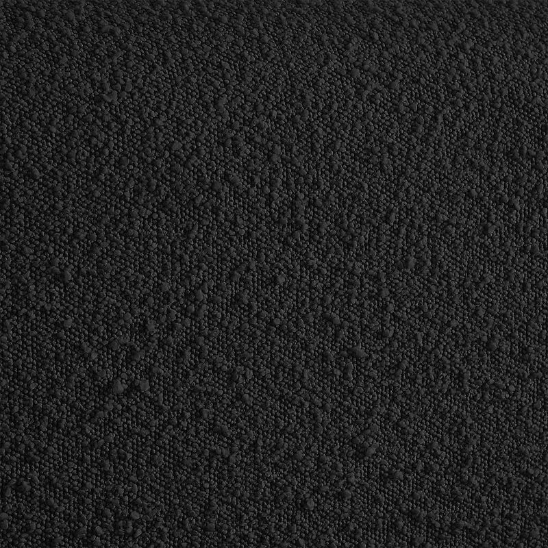 Meridian Furniture Stylus Black Boucle Fabric Full Bed