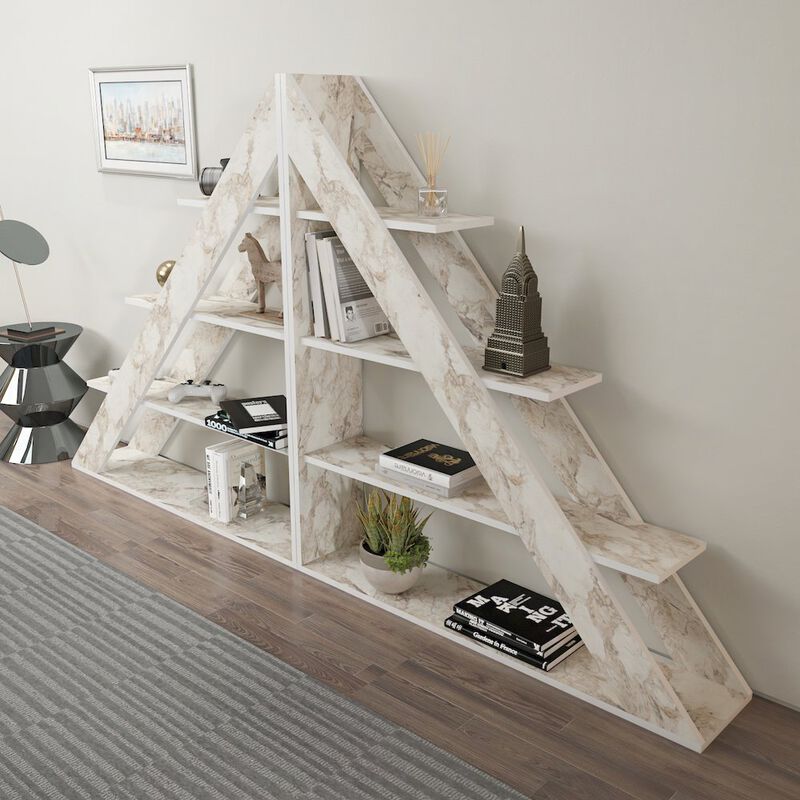Decorotika Pisagor Bookcase Ephesus Marble