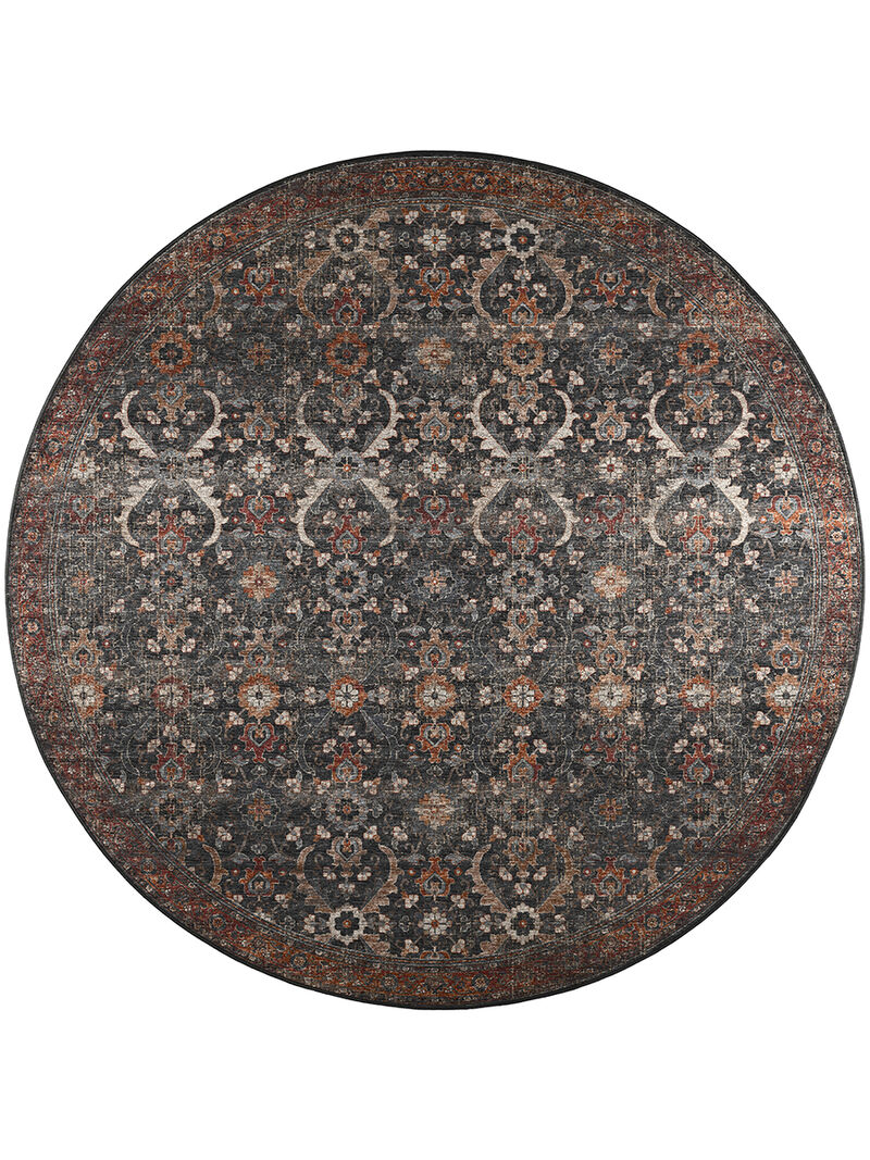 Jericho JC1 Charcoal 4' Rug