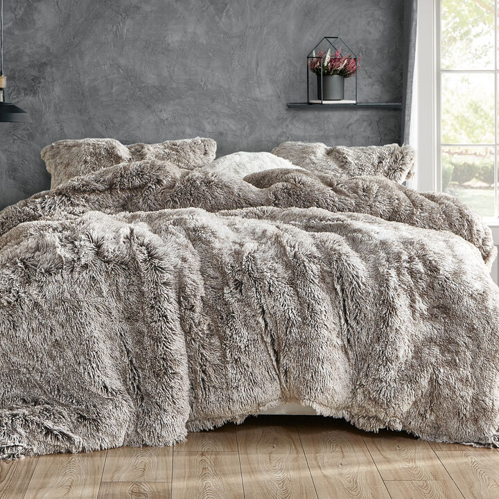 Are You Kidding - Coma Inducer® Oversized Comforter Set - Frosted Chocolate.