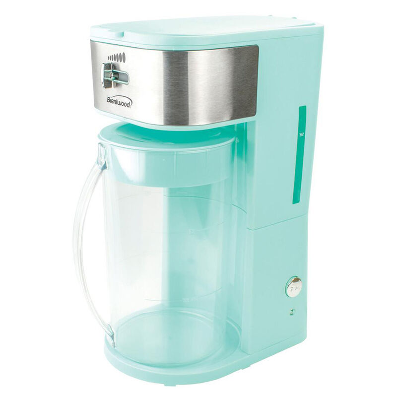 Brentwood Iced Tea and Coffee Maker in Blue with 64 Ounce Pitcher image number 1